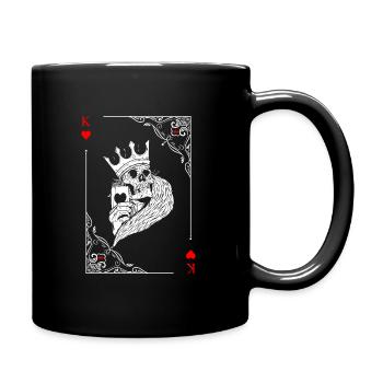 Cartes cartes Cartes Cartes Jeux de cœur - Mug uni - noir - Droite