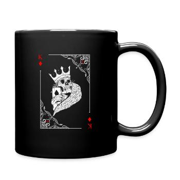 Cartes Cartes Carokönig - Mug uni - noir - Droite