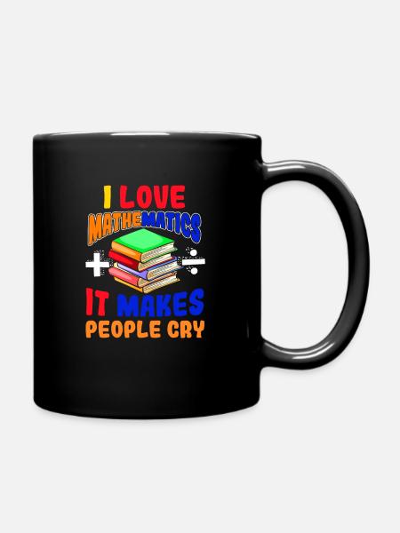 Mathematik - Tasse einfarbig - Schwarz