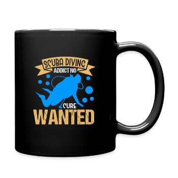 Plongée sous marine en vacances - Mug uni - noir - Droite