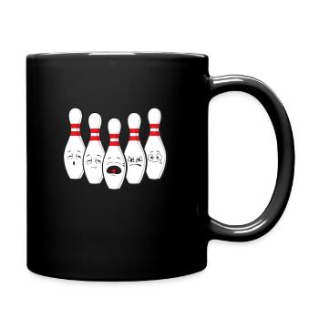 Bowling Pins Bowlen Kegeln Sport - Mug uni - noir - Droite