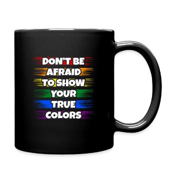 Lgbt - Tasse einfarbig - Schwarz - Rechts