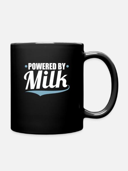 Milch - Tasse einfarbig - Schwarz