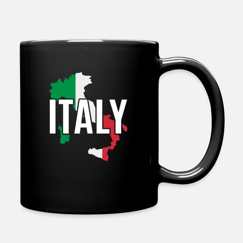 Italien - Tasse einfarbig - Schwarz