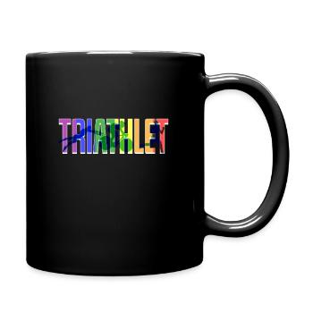 Lgbt Triathlet - Tasse einfarbig - Schwarz - Rechts