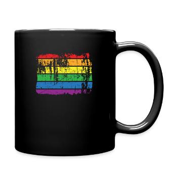 Lgbt - Tasse einfarbig - Schwarz - Rechts