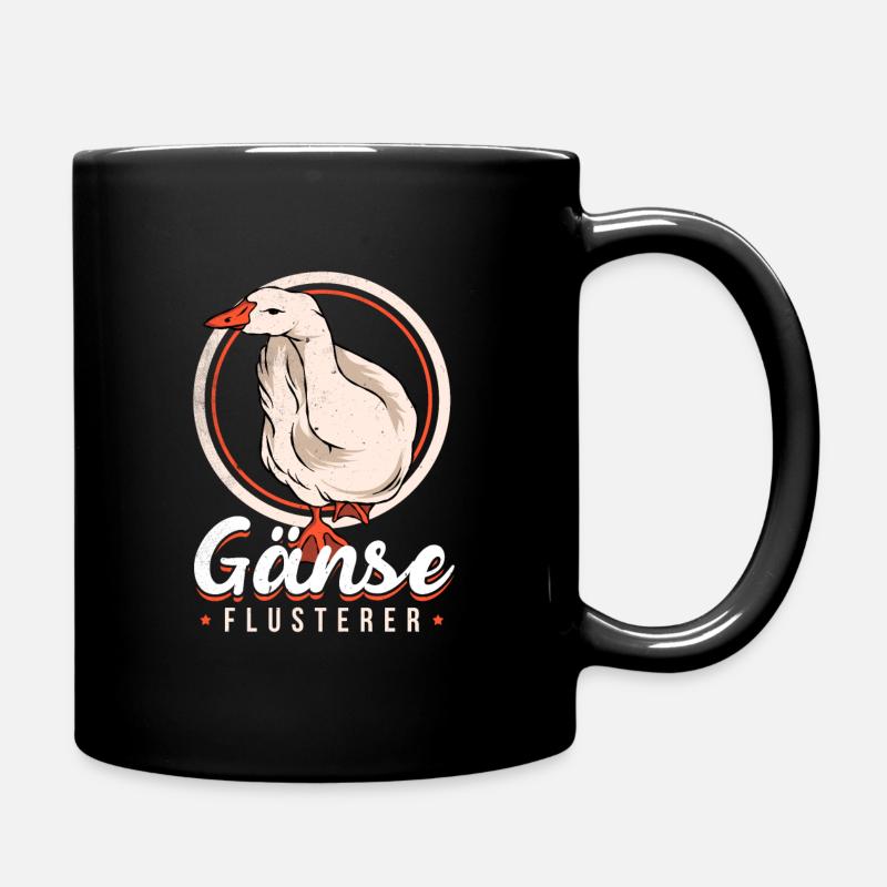 Gans - Tasse einfarbig - Schwarz