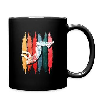 Parkour Running Gift - Full Colour Mug - black - Right