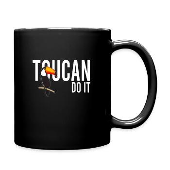 Toucan Do It Tukan Forêt Tropicale - Mug uni - noir - Droite
