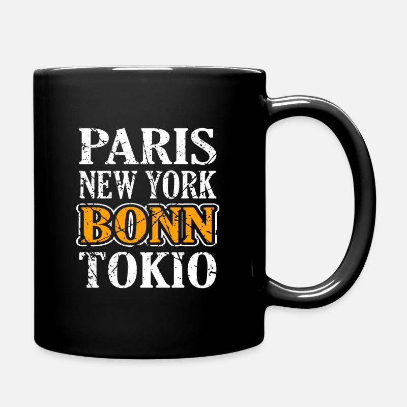 Bonn - Tasse einfarbig - Schwarz