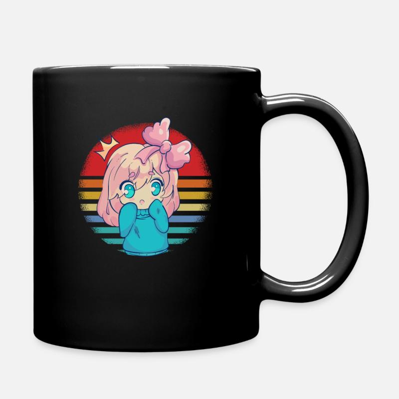 Anime - Tasse einfarbig - Schwarz