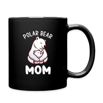 Polar bear - Full Colour Mug - black - Right