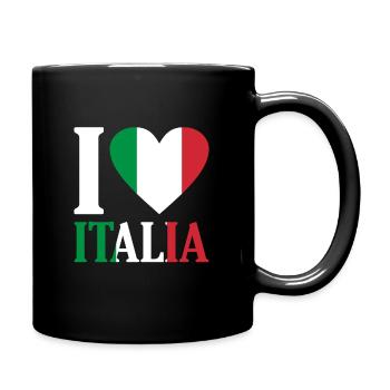 Italie - Mug uni - noir - Droite