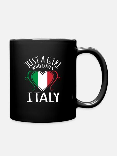 Italie - Mug uni - noir