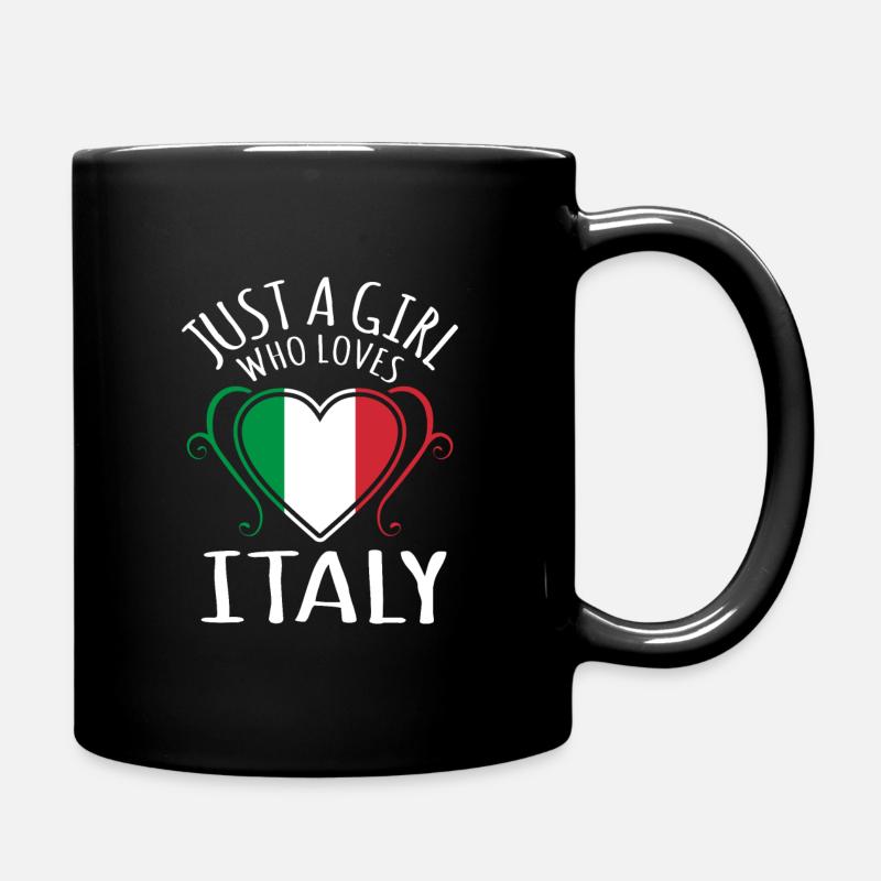 Italie - Mug uni - noir