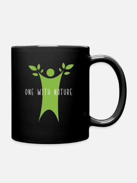 Un avec la nature - Mug uni - noir
