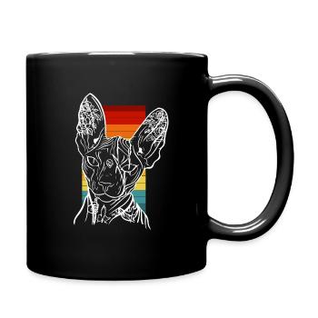 Sphynx Tatouage Chat Vintage Design - Mug uni - noir - Droite