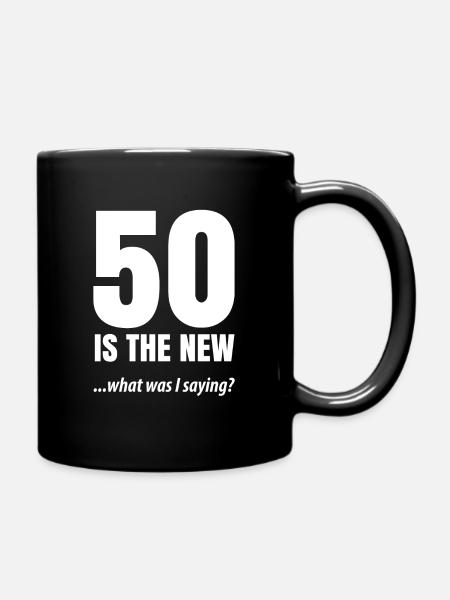 50e anniversaire - Mug uni - noir