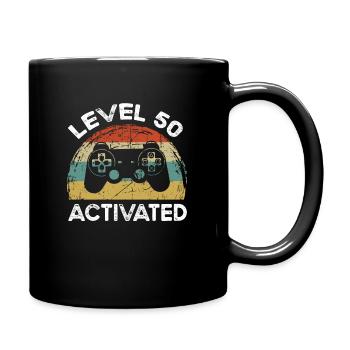 50e anniversaire - Mug uni - noir - Droite
