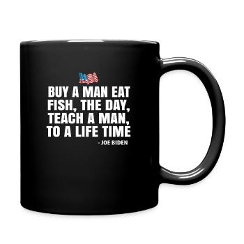 Joe Biden - Tasse einfarbig - Schwarz - Rechts