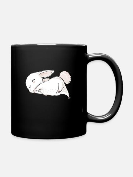 Lapins mignons Lapins Lapins Lapins Lapins Pâques - Mug uni - noir