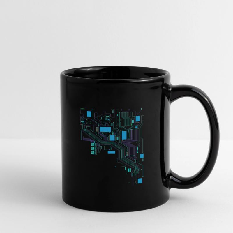 Computer Cpu Computer Scientist Hacker Full Colour Mug