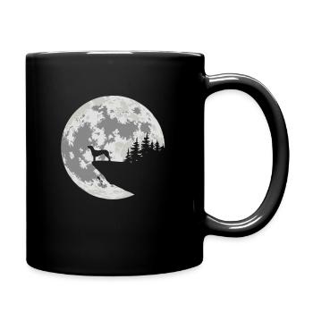 Bayerischer Gebirgsschweißhund - Tasse einfarbig - Schwarz - Rechts