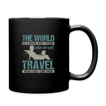 Globetrotter Travel - Full Colour Mug - black - Right
