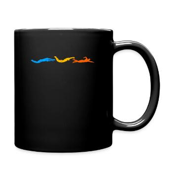 Nageurs Natation Sport - Mug uni - noir - Droite
