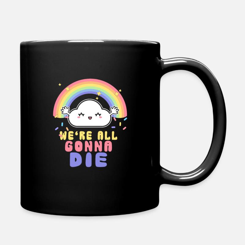 nous allons tous à l’humour sarcasme - Mug uni - noir
