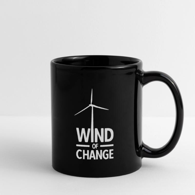 Énergie éolienne Énergie éolienne Climat Éolienne Mug uni