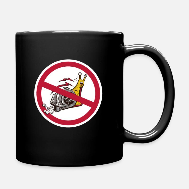 Panneau Escargot Lustig panneau de signalisation - Mug uni - noir