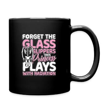 This princess plays with radiation - Full Colour Mug - black - Right