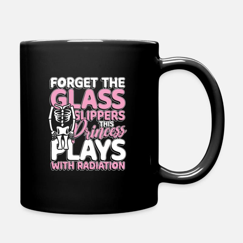 This princess plays with radiation - Tasse einfarbig - Schwarz