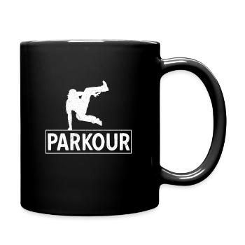 Parkour Parkourläufer Stuntman Free Runner Sport - Mug uni - noir - Droite