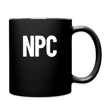 NPC Nicht spielbarer Charakter RPG Rollenspiel Spi - Tasse einfarbig - Schwarz - Rechts
