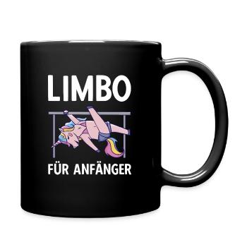 Licorne Verticale Limbo Pole Dance - Mug uni - noir - Droite