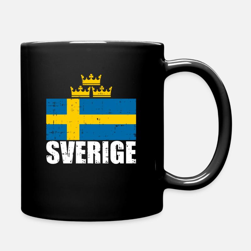 Suède - Mug uni - noir