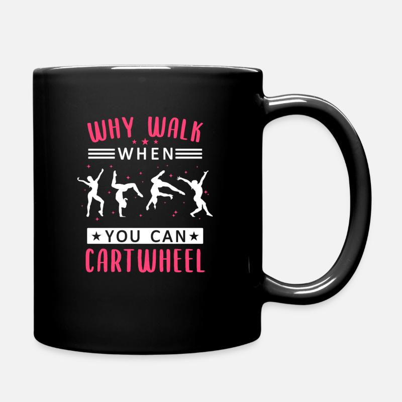 Turnen Turner - Tasse einfarbig - Schwarz