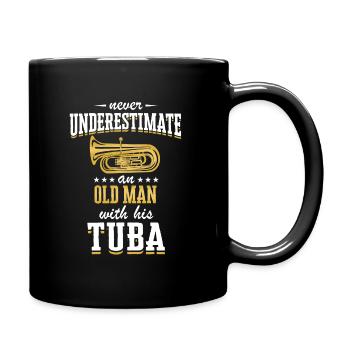 Tuba Tubist - Full Colour Mug - black - Right