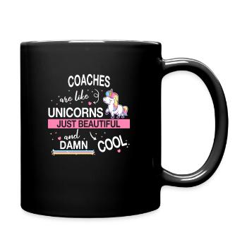 Coach Trainer - Tasse einfarbig - Schwarz - Rechts