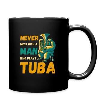 Tuba Tubist - Full Colour Mug - black - Right