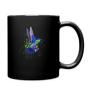 Hummingbird Hummingbird Bird Hummingbird Animal - Full Colour Mug - black - Right