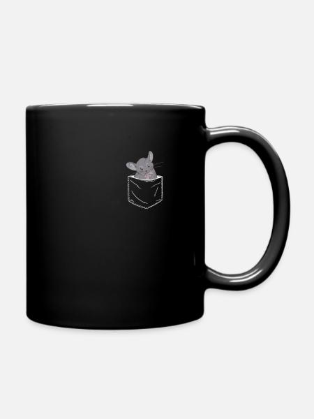 Chinchilla Souris de Chinchilla - Mug uni - noir