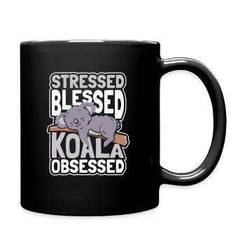 Koala Koalas Koala Bear Animal - Full Colour Mug - black - Right