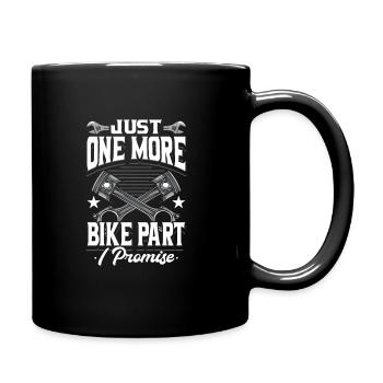 Only One More Bicycle Part I Promise - Full Colour Mug - black - Right