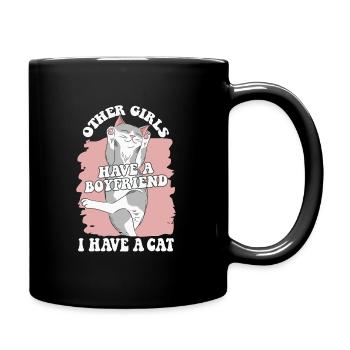 Chat Chats Amoureux Chat Propriétaire ChatOn - Mug uni - noir - Droite