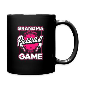 Pickleball Pickleballer Sport - Tasse einfarbig - Schwarz - Rechts