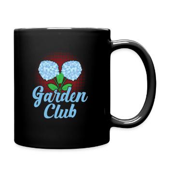 Gardening Garden Clubs - Tasse einfarbig - Schwarz - Rechts