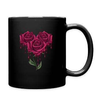 Gardening Roses - Tasse einfarbig - Schwarz - Rechts